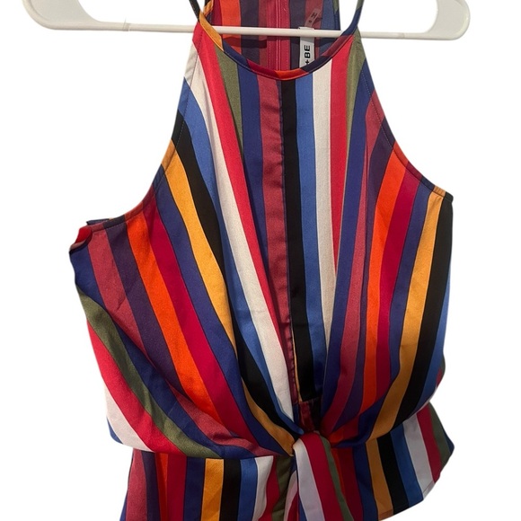 DO+BE Multicolored Waist-Tie Top – Size Small - Picture 6 of 9